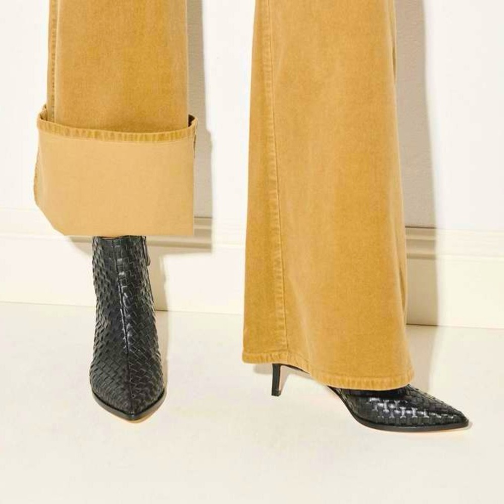 BRAND NEW Freda Salvador Heidi Woven Ankle Boots